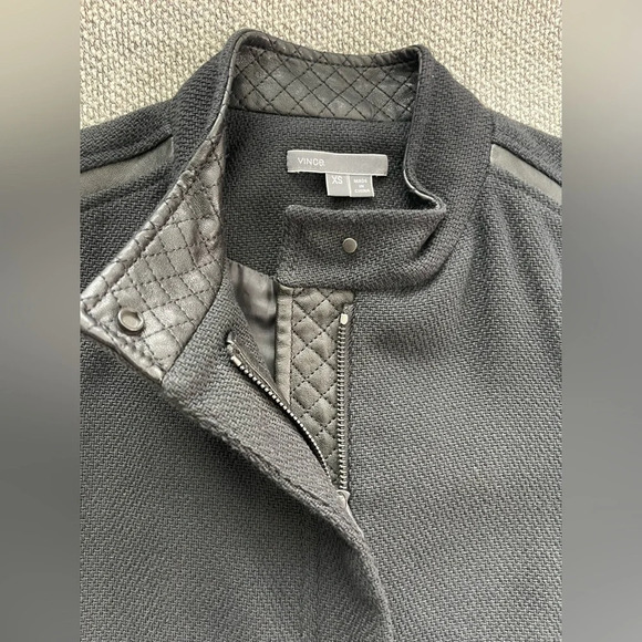 Vince Black Tailored Blazer Cropped Jacket - Picture 16 of 16